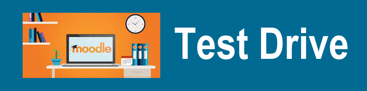 Test  drive course banner linked to course