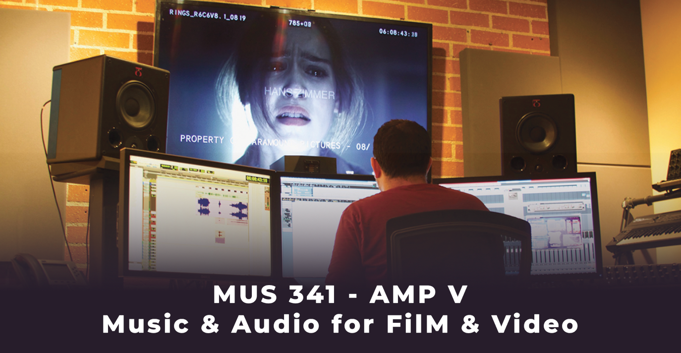 person scoring music to picture